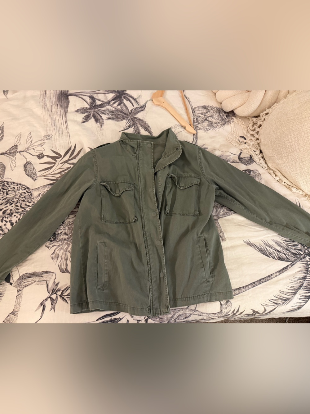 Sincerely Jules Olive Utility Jacket